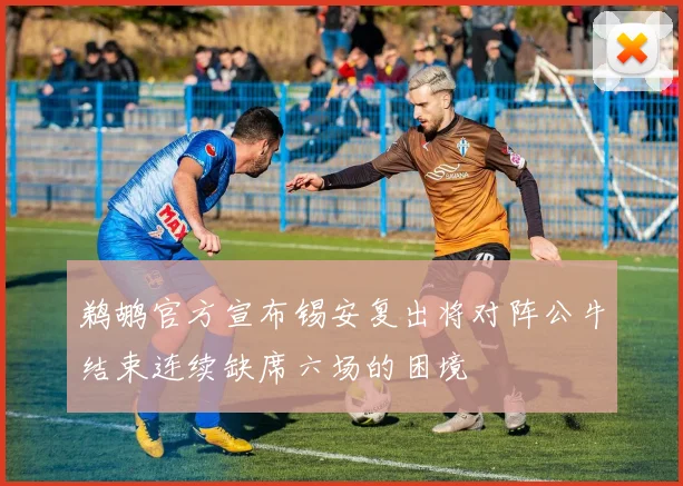 鹈鹕官方宣布锡安复出将对阵公牛结束连续缺席六场的困境